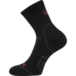VOXX Ponožky cyklistické FALCO sportovní ČERNÉ s neon růžovou 35-38 114923