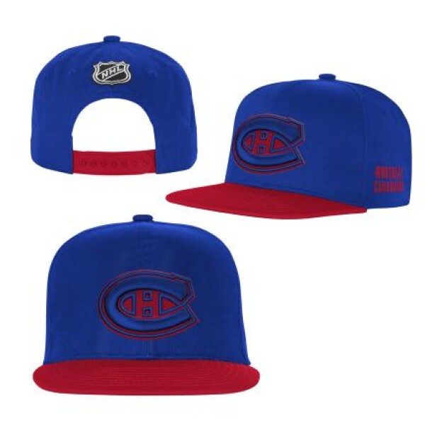 Outerstuff Dětská kšiltovka Montreal Canadiens NHL Essentials Flatbrim Snapback