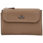 Stylová dámská koženková peněženka Coveri Deana, tmavě béžová