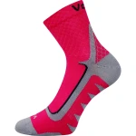 VOXX Ponožky sportovní slabé KRYPTOX magenta (3 páry) 35-38 116443