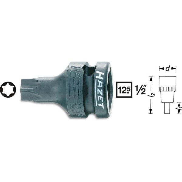 Hazet HAZET rázový nástrčný klíč 1/2 995S-T45