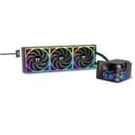 Thermaltake MAGCurve 360 Ultra ARGB černá / AIO vodní chladič CPU / 3x 120 mm / 2500 RPM / 27.2 dB / 63.25 CFM (CL-W453-PL12SW-A)