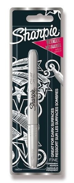 Sharpie Metallic stříbrný