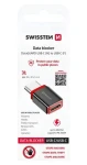 Swissten DataGUARD černá / Nabíjecí adaptér / USB-C na USB-C / blokace dat (73501220)