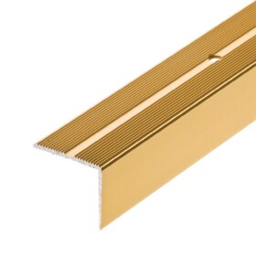 Schodový profil drážkou LSSR 42X22 2,0m zlatý