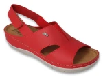 BEFADO 158D262 kožené sandály DrORTO CASUAL červené 38 158D262_38