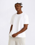 Tričko Organic Basics True Heavy Boxy Fit Tee White