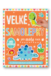 Velké samolepky pro malé ruce Dino ostrov - Stuart Lynch