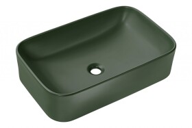 COMAD - Umyvadlo na desku KAMA 60, zelená mat 5907611655269