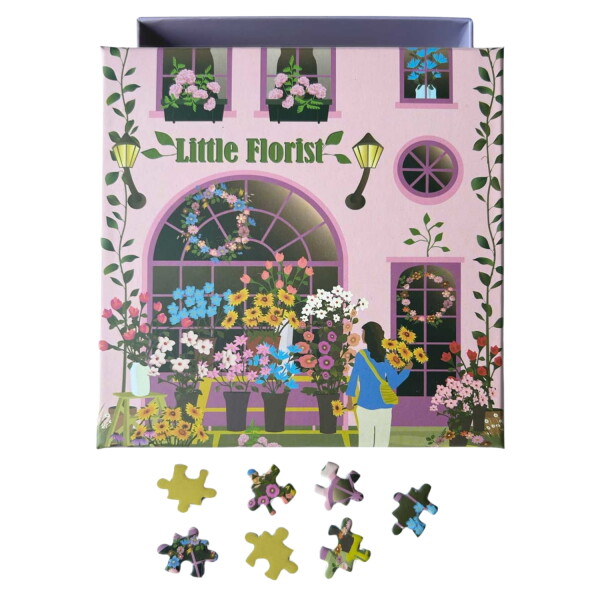 ViSSEVASSE Puzzle Little Florist 150 dílků, multi barva, papír