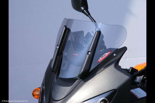 Suzuki DL 650 V-Strom 04-July 11, DL 1000 V-Strom 05-11 Adventure Sports plexi štít Powerbronze 255 mm - ohnivě červená