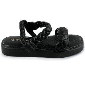 Černé sandály se pásky černá XL (42) model 17352419 WELLSPRING