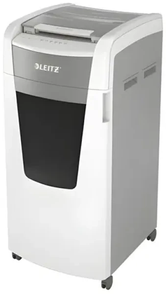 Leitz IQ AutoFeed Office Pro 600 P4 bílá / Skartovač / Automatický podavač / DIN P4 křížový řez / 600 listů / 110 l (80170000)