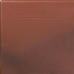 Dlažba mrazuvzdorná schodová rohová cou. višeň 30/30/11