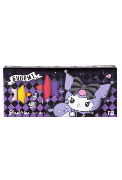 Kuromi plastelina 12 barev