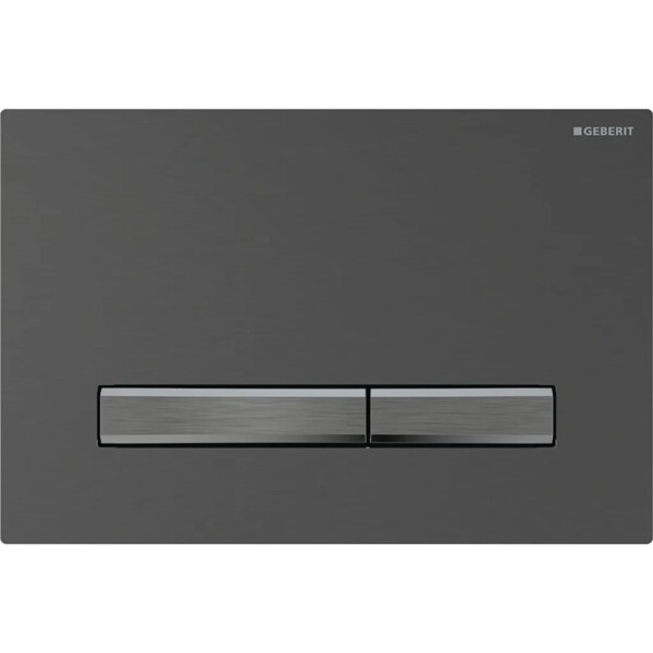 Geberit ovládací tlačítko SIGMA 50 černý chrom, easy-to-clean, kov-plast 115.671.QD.2 115.671.QD.2