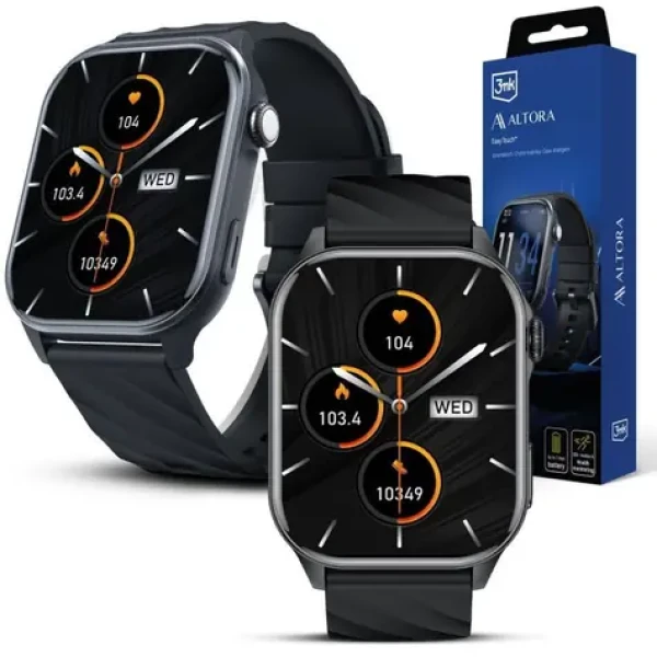 3mk Altora Easy Touch / Chytré hodinky / 2,01" TFT / Bluetooth 5.4 / IP67