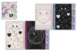 Škrabací obrázky jednorožec