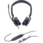 Yealink UH44 Dual UC USB-C/A Headset otevřená (On Ear) kabelová černá telefon