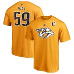 Fanatics Pánské Tričko #59 Roman Josi Nashville Predators Stack Logo Name Number Velikost: