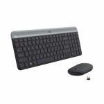 Logitech Slim Wireless Combo MK470 DE černá / bezdrátová sada klávesnice a myši / DE verze (920-009188)