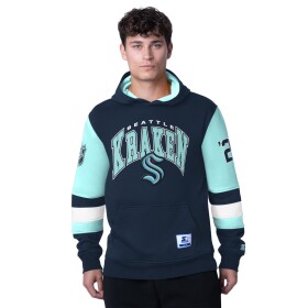 Starter Pánská mikina Seattle Kraken NHL End Zone Hoodie Velikost: S