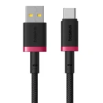 Baseus Dura (P10377802U01-01) Rychlonabíjecí kabel USB-A/USB-C 60W 1m červeno-černá (P10377802U01-01)