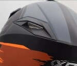 Motokrosová helma Xrc Totter blk/grey/orange - XS / černá