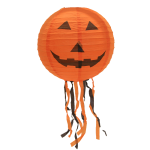 Lampion koule Halloween se střapci papírový, průměr 30 cm - mix motivů