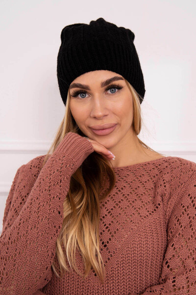 Fleecová čepice Anna K238 černá UNI
