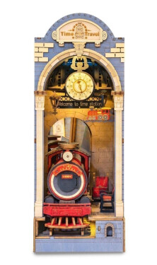 3D Skládačka Zarážka na knihy - Kouzelné nádraží