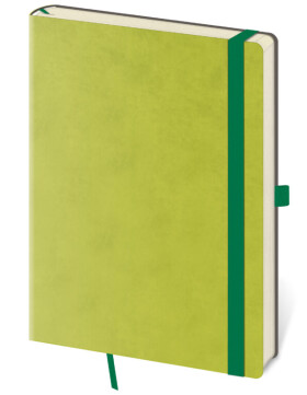 Zápisník linkovaný Helma A5 - Flexies Petrol Light Green