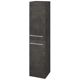 Dřevojas - Vysoká skříň DOS SVD2 35 - D16 Beton tmavý / Úchytka T02 / D16 Beton tmavý / Levé 210359B