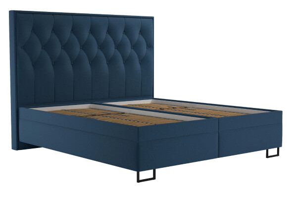 Boxspring Kerstin Matrace: Bez matrace, látka: Riviera 81