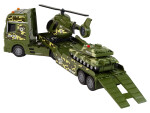 Mamido Vojenská sada tank s třecím pohonem, helikoptéra a nákladní auto
