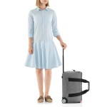 Cestovní taška na kolečkách Reisenthel Allrounder Trolley Twist silver