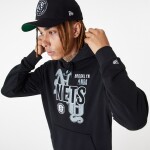 New Era Pánská mikina Brooklyn Nets NBA Team Graphic Hoodie Velikost: L