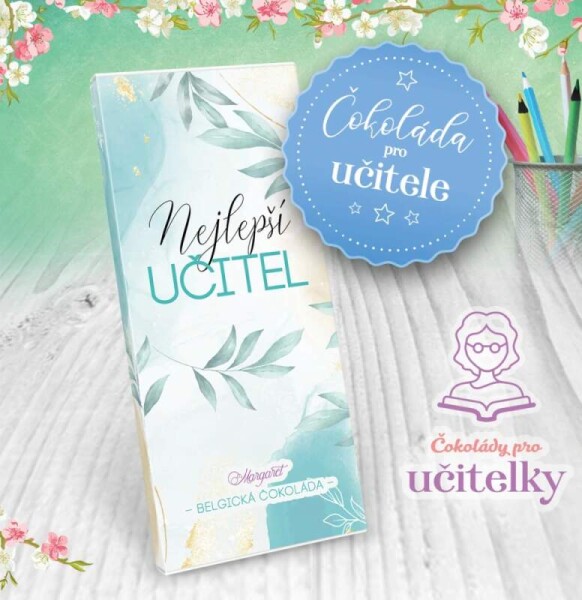 Nejlepší učitel Belgická čokoláda hořká 50g