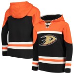 Fanatics Dětská Mikina Anaheim Ducks Asset Lace-Up Pullover Hoodie Velikost: Dětské let)