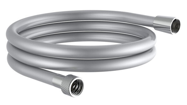 Eisl / Schuette Plastová sprchová hadice HOGAFLEX K-5, hladká, 150cm, stříbrná
