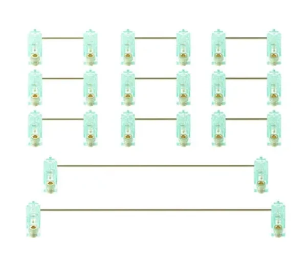 Akko Šroubovací stabilizátor - mint / velikosti: 9x 2u | 1x 6.25u | 1x 7u (6925758616546)