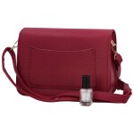 Elegantní dámská koženková crossbody Julys, vínová