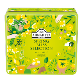 Spring Bliss Selection | 32 alu sáčků Čajová kolekce čtyř druhů prvotřídních porcovaných čajů.