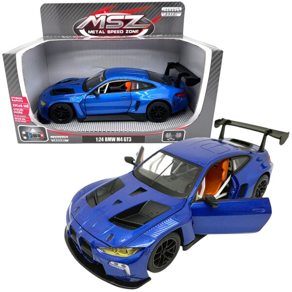 Kovový model - 1:24 BMW M4 GT3 modré - Sparkys