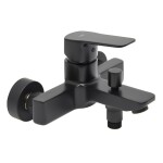 Vanová baterie SAT Cube Way bez sprchového setu 150 mm černá matná CU222C CU222C