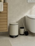 WC štětka na postavení, béžová/černá, AWD INTERIOR 2096 AWD02022096