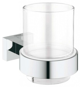 GROHE - Essentials Cube Sklenička s držákem, chrom 40755001