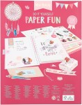 Miss Melody, 3491220, DIY paper fun, kreativní kniha s papíry a samolepkami, koně