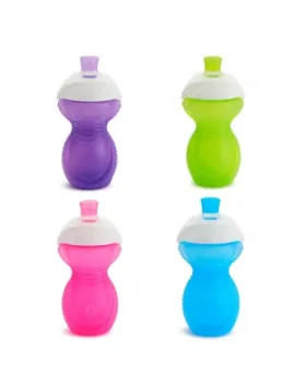 Munchkin - Click Lock hrneček s výklopným brčkem - 296ml / od 6 měsíců (5019090113687)