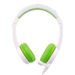 BuddyPhones School - zelená / Dětská sluchátka s mikrofonem / 3.5 mm jack / 1.4 m (BP-SCHOOLP-GREEN)